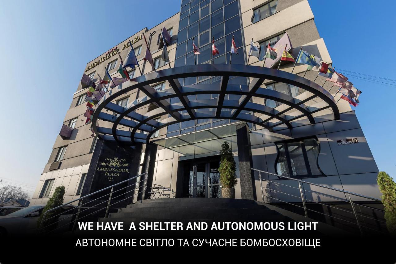 Hotel Ambassador Plaza Kyjev Exteriér fotografie