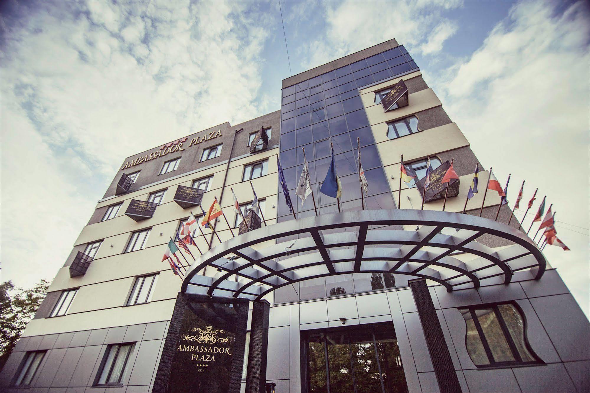 Hotel Ambassador Plaza Kyjev Exteriér fotografie